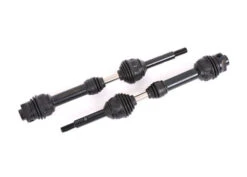 Traxxas Rear Driveshafts, Steel-Spline Constant-Velocity, Assembled (2)