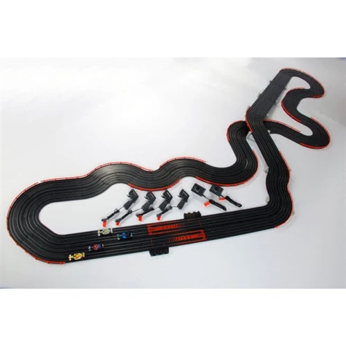 AFX Super International 4-Lane Mega G+ HO Slot Car Track Set W/Tri-Power System 4 AFX Super International 4-Lane Mega G+ HO Slot Car Track Set W/Tri-Power System - Image 2
