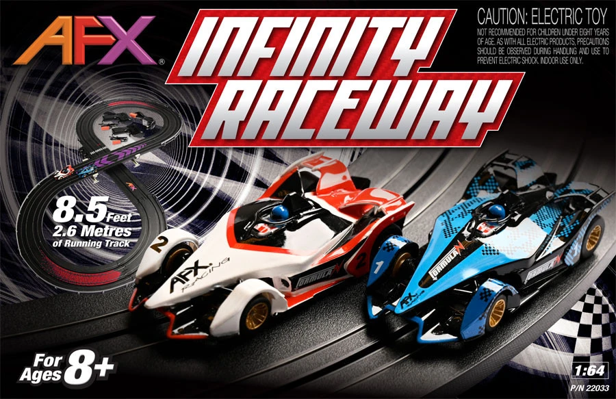 AFX Infinity Raceway 8.5-Foot HO Slot Car Race Set 3 AFX Infinity Raceway 8.5-Foot HO Slot Car Race Set