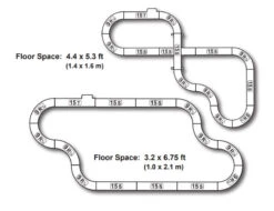 AFX Super Cars 15-Foot Mega G+ HO Slot Car Track Set -RC Superstore AFX22032 17 47823.1665499248