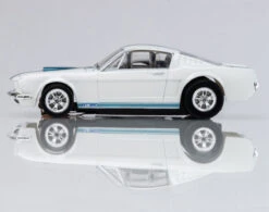AFX 1965 Shelby Mustang GT350 White/Blue Mega G+ HO Slot Car -RC Superstore AFX22068 6 37747.1705120462