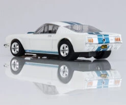 AFX 1965 Shelby Mustang GT350 White/Blue Mega G+ HO Slot Car -RC Superstore AFX22068 7 38352.1705120462