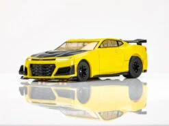 AFX 2021 Chevy Camaro ZL1 1LE Shock Yellow Mega G+ HO Slot Car -RC Superstore AFX22075 2 11154.1677816166