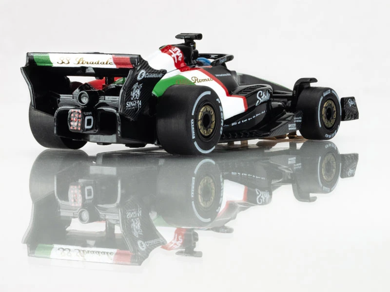 AFX Alfa Romeo F1 Monza #77 - Valtteri Bottas 2023 Mega G+ HO Slot Car 13 AFX Alfa Romeo F1 Monza #77 - Valtteri Bottas 2023 Mega G+ HO Slot Car - Image 11