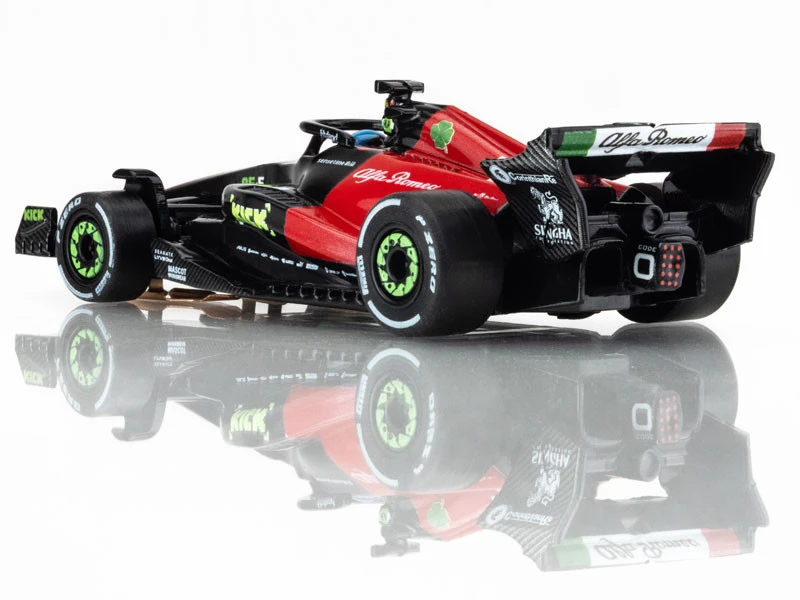 AFX Alfa Romeo F1 Spa #77 - Valtteri Bottas 2023 Mega G+ HO Slot Car 12 AFX Alfa Romeo F1 Spa #77 - Valtteri Bottas 2023 Mega G+ HO Slot Car - Image 10