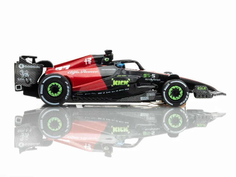 AFX Alfa Romeo F1 Spa #77 - Valtteri Bottas 2023 Mega G+ HO Slot Car 6 AFX Alfa Romeo F1 Spa #77 - Valtteri Bottas 2023 Mega G+ HO Slot Car - Image 4