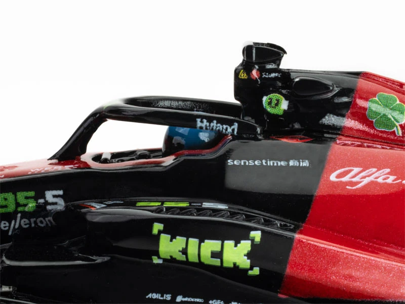 AFX Alfa Romeo F1 Spa #77 - Valtteri Bottas 2023 Mega G+ HO Slot Car 10 AFX Alfa Romeo F1 Spa #77 - Valtteri Bottas 2023 Mega G+ HO Slot Car - Image 8