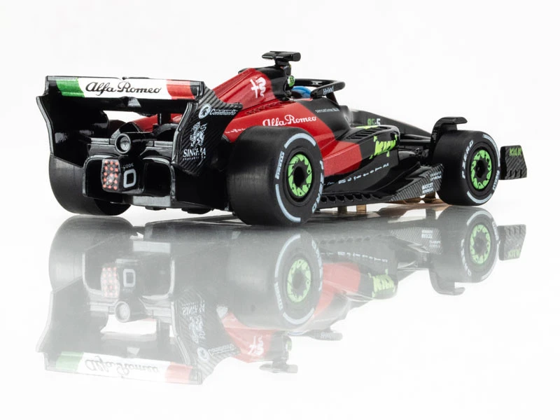 AFX Alfa Romeo F1 Spa #77 - Valtteri Bottas 2023 Mega G+ HO Slot Car 13 AFX Alfa Romeo F1 Spa #77 - Valtteri Bottas 2023 Mega G+ HO Slot Car - Image 11