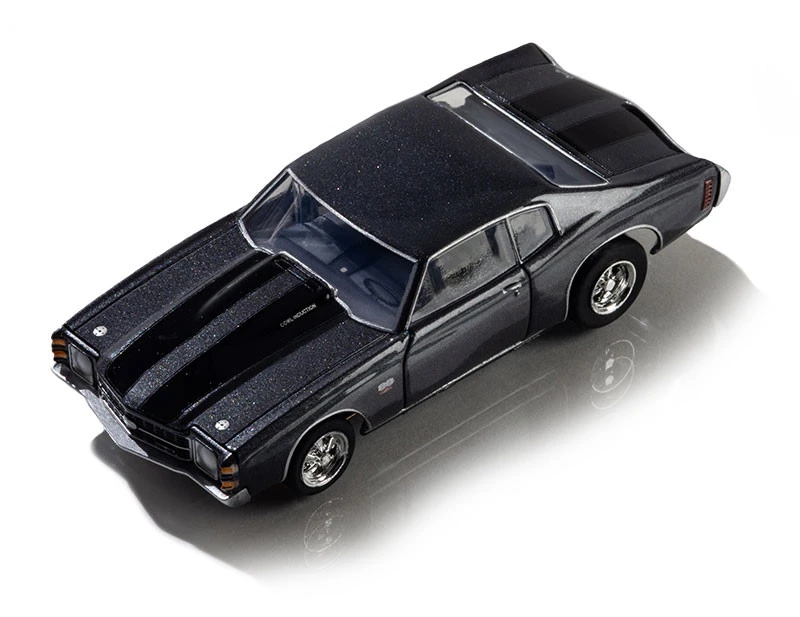 AFX 1972 Chevelle SS454 Silver/Black Mega G+ HO Slot Car 3 AFX 1972 Chevelle SS454 Silver/Black Mega G+ HO Slot Car