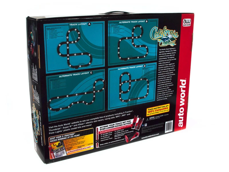 Auto World California Cruising "The Pacific Coast Highway" 14-Foot HO Slot Car Race Set 6 Auto World California Cruising "The Pacific Coast Highway" 14-Foot HO Slot Car Race Set - Image 4