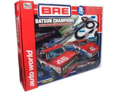 Auto World BRE Datsun Champions 16-Foot HO Slot Car Race Set