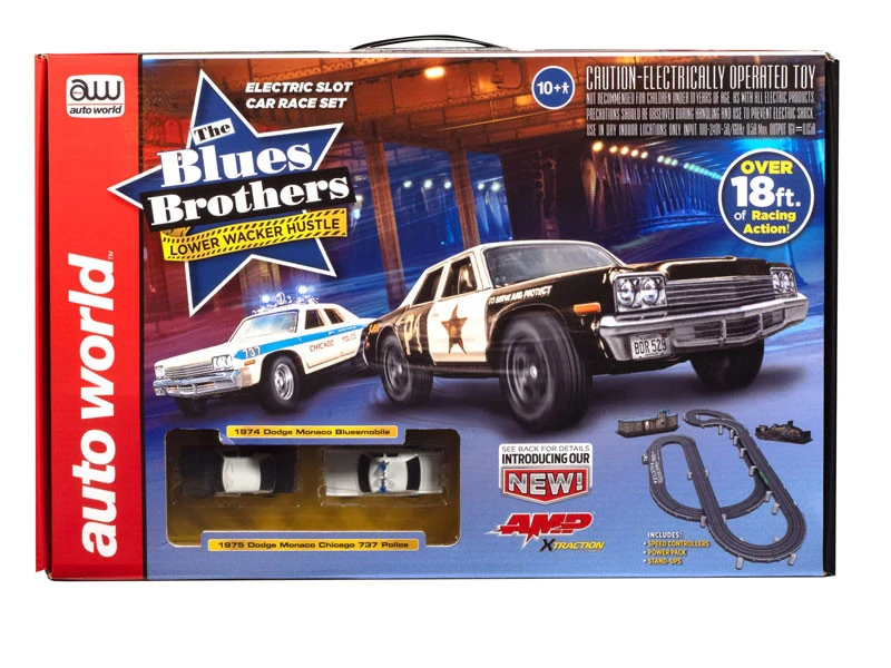 Auto World Blues Brothers Lower Wacker Hustle 18-Foot HO Slot Car Race Set 5 Auto World Blues Brothers Lower Wacker Hustle 18-Foot HO Slot Car Race Set - Image 3