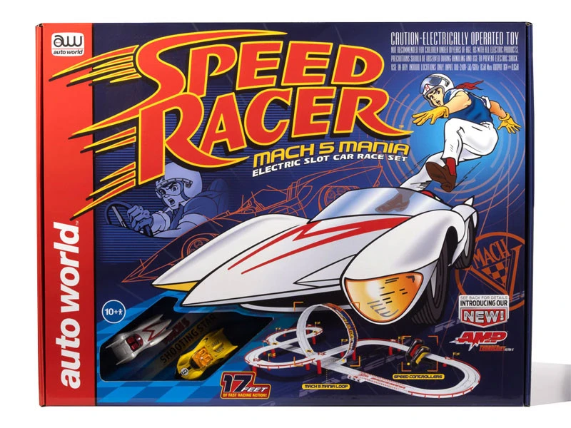 Auto World Speed Racer Mach 5 Mania 17-Foot HO Slot Car Race Set 7 Auto World Speed Racer Mach 5 Mania 17-Foot HO Slot Car Race Set - Image 5