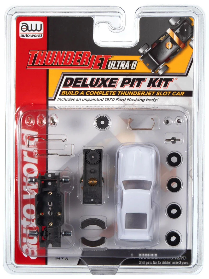 Auto World Thunderjet Deluxe Pit Kit (w/Ford Mustang Body) HO Slot Car 3 Auto World Thunderjet Deluxe Pit Kit (w/Ford Mustang Body) HO Slot Car