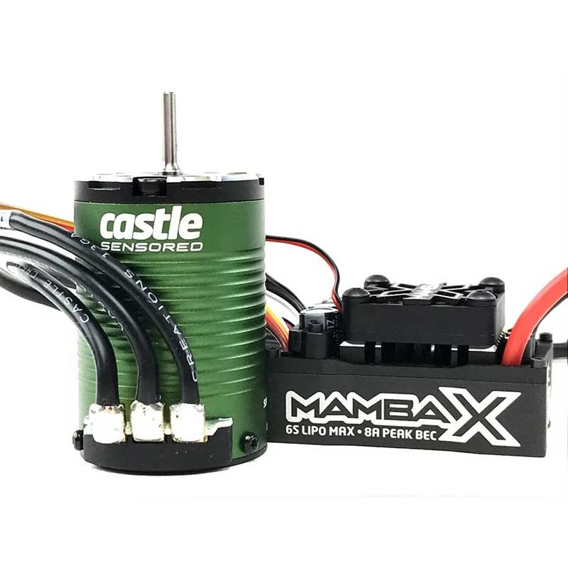 Castle Creations Mamba X SCT Sensored 25.2V ESC W/1410-3800Kv Brushless Motor 3 Castle Creations Mamba X SCT Sensored 25.2V ESC W/1410-3800Kv Brushless Motor