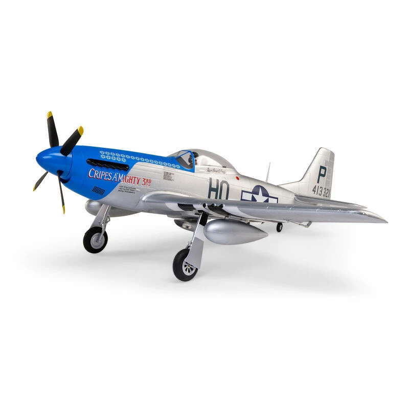 E-Flite P-51D Mustang 1.2m BNF Bind-N-Fly Basic With AS3X And SAFE Select “Cripes A’Mighty 3rd” RC Airplane 3 E-Flite P-51D Mustang 1.2m BNF Bind-N-Fly Basic With AS3X And SAFE Select “Cripes A’Mighty 3rd” RC Airplane