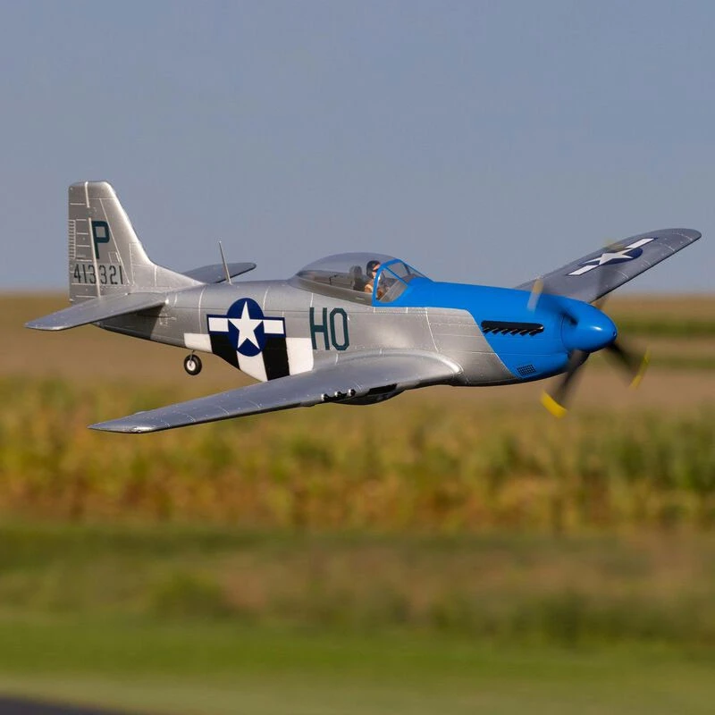 E-Flite P-51D Mustang 1.2m BNF Bind-N-Fly Basic With AS3X And SAFE Select “Cripes A’Mighty 3rd” RC Airplane 5 E-Flite P-51D Mustang 1.2m BNF Bind-N-Fly Basic With AS3X And SAFE Select “Cripes A’Mighty 3rd” RC Airplane - Image 3