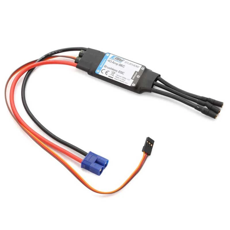 E-Flite 40-Amp Brushless ESC W/EC3 Connector 3 E-Flite 40-Amp Brushless ESC W/EC3 Connector