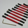 GPM Complete Red Aluminum Tie Rod & Pushrod Set For 1/16 E-Revo & Summit -RC Superstore GPM ERV160 R BEBK 2 20170.1655499641