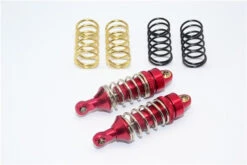GPM Red Aluminum Shocks W/3 Spring Sets For 1/16 E-Revo Summit Slash