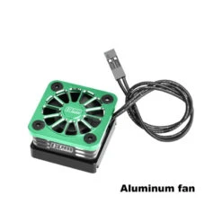 GPM Green 6061-T6 Alloy Esc High Speed Cooling Fan 20000 RPM (BL-2S: 3383 And Velineon VXL-3S: 3355R)