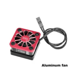 GPM Red 6061-T6 Alloy Esc High Speed Cooling Fan 20000 RPM (BL-2S: 3383 And Velineon VXL-3S: 3355R)