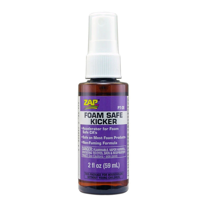 ZAP Foam Safe Kicker CA Accelerator Spray (2 Oz) 2 ZAP Foam Safe Kicker CA Accelerator Spray (2 Oz)