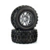 Pro-Line Limited Edition Badlands MX43 Pro-Loc F/R Mounted 24mm Gray/Black Impulse (2) For X-Maxx