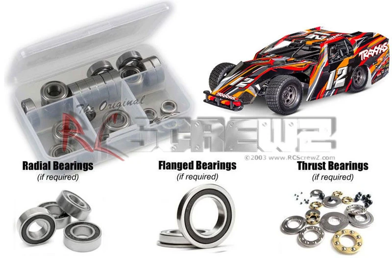 RC Screwz Traxxas Slash Modified Oval (104354-74) Rubber Shielded Bearing Kit 3 RC Screwz Traxxas Slash Modified Oval (104354-74) Rubber Shielded Bearing Kit