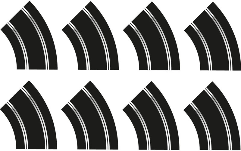Scalextric 1/32 R2 Curve Track Extension Pack 3 Scalextric 1/32 R2 Curve Track Extension Pack
