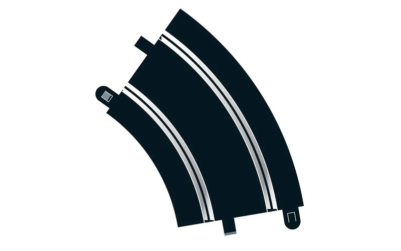 Scalextric 1/32 Radius 2 10° Banked Curve 45° (2) 3 Scalextric 1/32 Radius 2 10° Banked Curve 45° (2)