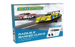 Scalextric 1/32 Radius 2 10° Banked Curve 45° (2) 11 Scalextric 1/32 Radius 2 10° Banked Curve 45° (2) -RC Superstore SCA C8296 4 12962.1675370636