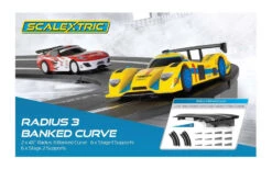 Scalextric 1/32 Radius 3 10° Banked Curve 45° (2) -RC Superstore SCA C8297 2 09549.1683839537