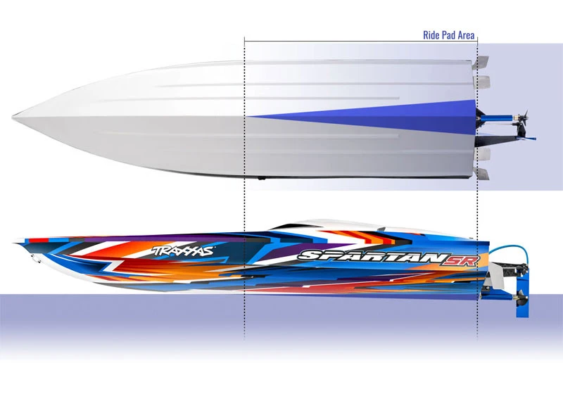 Traxxas Spartan SR VXL-6S Brushless 50+MPH RC Speed Boat COMBO W/6S & Dual Charger 22 Traxxas Spartan SR VXL-6S Brushless 50+MPH RC Speed Boat COMBO W/6S & Dual Charger - Image 20