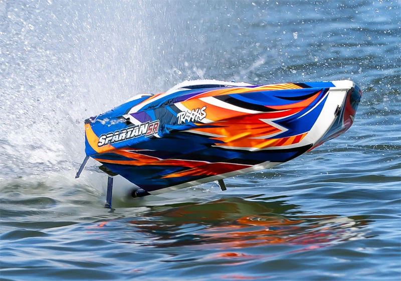 Traxxas Spartan SR VXL-6S Brushless 50+MPH RC Speed Boat COMBO W/6S & Dual Charger 6 Traxxas Spartan SR VXL-6S Brushless 50+MPH RC Speed Boat COMBO W/6S & Dual Charger - Image 4