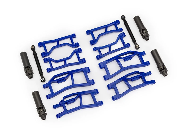 Traxxas Blue HD WideMaxx Suspension Kit: Mini Maxx 3 Traxxas Blue HD WideMaxx Suspension Kit: Mini Maxx