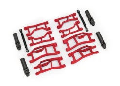 Traxxas Red HD WideMaxx Suspension Kit: Mini Maxx