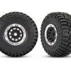 Traxxas 1.4" Black And Chrome Wheels With BFG Mud-Terrain Tires (2) 2 Traxxas 1.4" Black And Chrome Wheels With BFG Mud-Terrain Tires (2) -RC Superstore TRA10870 STBLK 67445.1757701234