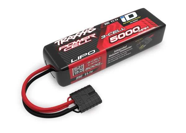 Traxxas 5000mAh 11.1v 3-Cell 25C LiPo Battery (short/135mm) 3 Traxxas 5000mAh 11.1v 3-Cell 25C LiPo Battery (short/135mm)