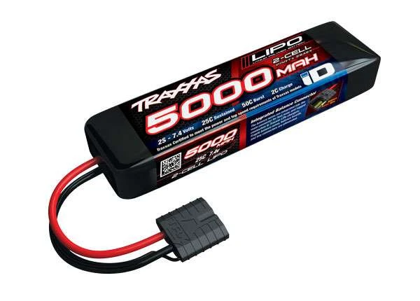 Traxxas 5000mAh 7.4v 2-Cell 25C LiPo Battery (short/137mm) 3 Traxxas 5000mAh 7.4v 2-Cell 25C LiPo Battery (short/137mm)