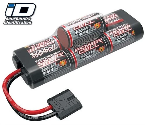 Traxxas 5000mAh 8.4V 7-Cell Hump NiMH Battery Pack W/iD Connector 3 Traxxas 5000mAh 8.4V 7-Cell Hump NiMH Battery Pack W/iD Connector