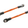 Traxxas Orange Aluminum 59mm Turnbuckle Toe Links: Rustler, Slash