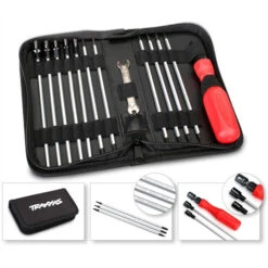 Traxxas Tool Set W/Pouch - Hex Drivers, Screw Drivers, Nut Drivers & Wrench