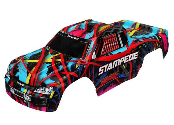 Traxxas Stampede Hawaiian Painted Body 3 Traxxas Stampede Hawaiian Painted Body