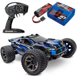 Traxxas Rustler 4x4 VXL Ultimate Stadium Truck & 60MPH 3S LiPo Combo