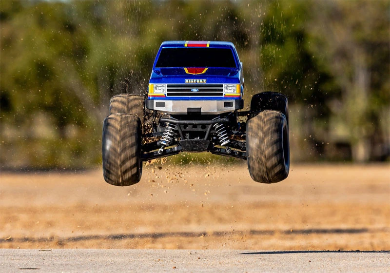 Traxxas BIGFOOT 4X4 Brushless BL-2s RTR Monster Truck & FREE LIPO BATTERY AND USB-C LIPO CHARGER 9 Traxxas BIGFOOT 4X4 Brushless BL-2s RTR Monster Truck & FREE LIPO BATTERY AND USB-C LIPO CHARGER - Image 7