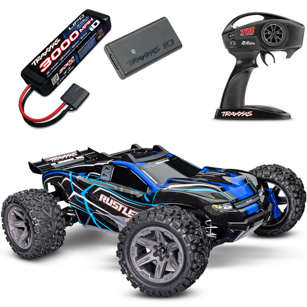 Traxxas Rustler 4X4 Brushless BL-2s RTR Stadium Truck & FREE LIPO BATTERY AND USB-C LIPO CHARGER 3 Traxxas Rustler 4X4 Brushless BL-2s RTR Stadium Truck & FREE LIPO BATTERY AND USB-C LIPO CHARGER