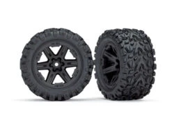 Traxxas Electric 2WD Rear Talon EXT Tires Mounted On Black 2.8 Wheels (2)