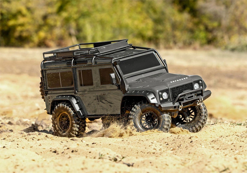 Traxxas TRX-4 Trail RC 4x4 Crawler RTR W/Land Rover Defender Body With Clipless Body W/3S LiPo COMBO 7 Traxxas TRX-4 Trail RC 4x4 Crawler RTR W/Land Rover Defender Body With Clipless Body W/3S LiPo COMBO - Image 5