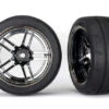Traxxas 4-Tec 2.0 Extra Wide Rear Response 1.9 Tires On Black Chrome Wheels (2) -RC Superstore TRA8374 2 34843.1562662726